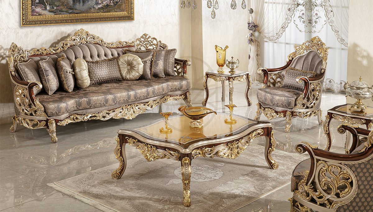 Royal Nepal Hand Carved Teak Sofa Set, Saharanpur, view 2