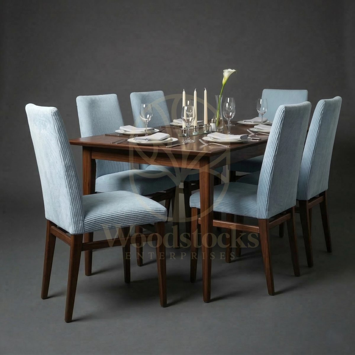 Luxury Teak Alderley Mid-Century Dining Set, Saharanpur, Dining Table