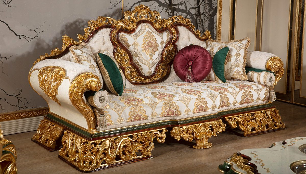 Royal Milano Hand Carved Teak Sofa Set, Saharanpur, view 2