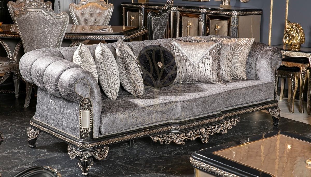 Royal Fidenza Hand Carved Teak Sofa Set, Saharanpur, view 9