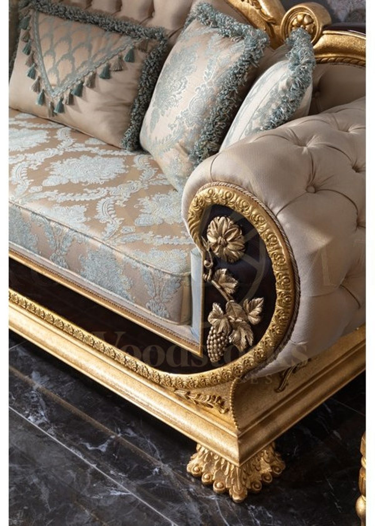 Royal Vanera Hand Carved Teak Sofa Set, Saharanpur, view 10