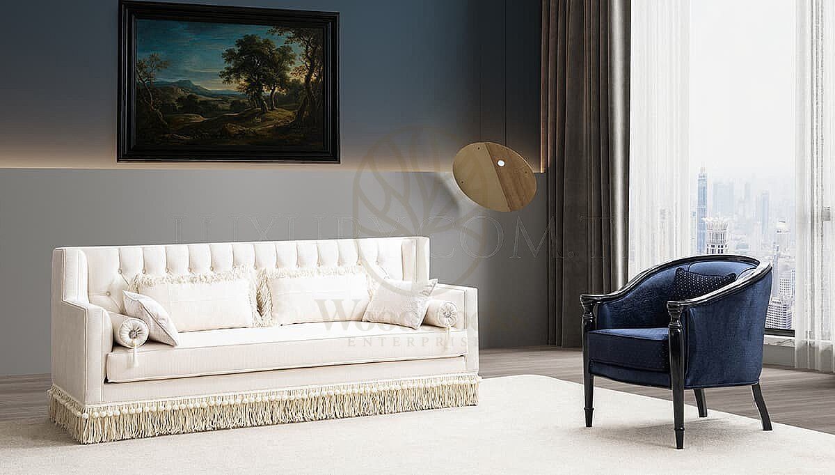 Luxury Evreno Handcrafted Teak Sofa Set, Saharanpur, view 2