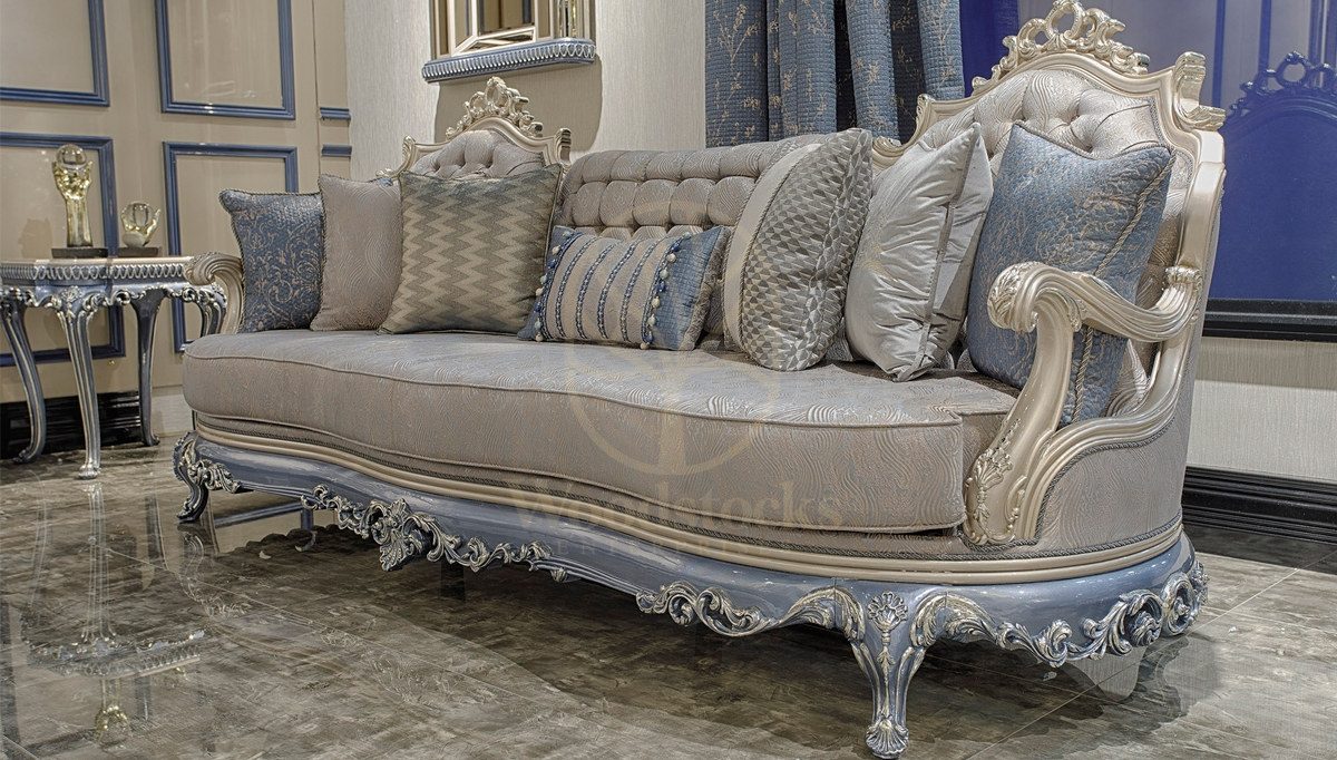 Royal Austin Hand Carved Teak Sofa Set, Saharanpur, view 4