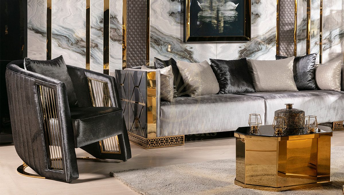 Luxury Cornelya Handcrafted Teak Sofa Set, Saharanpur, view 7