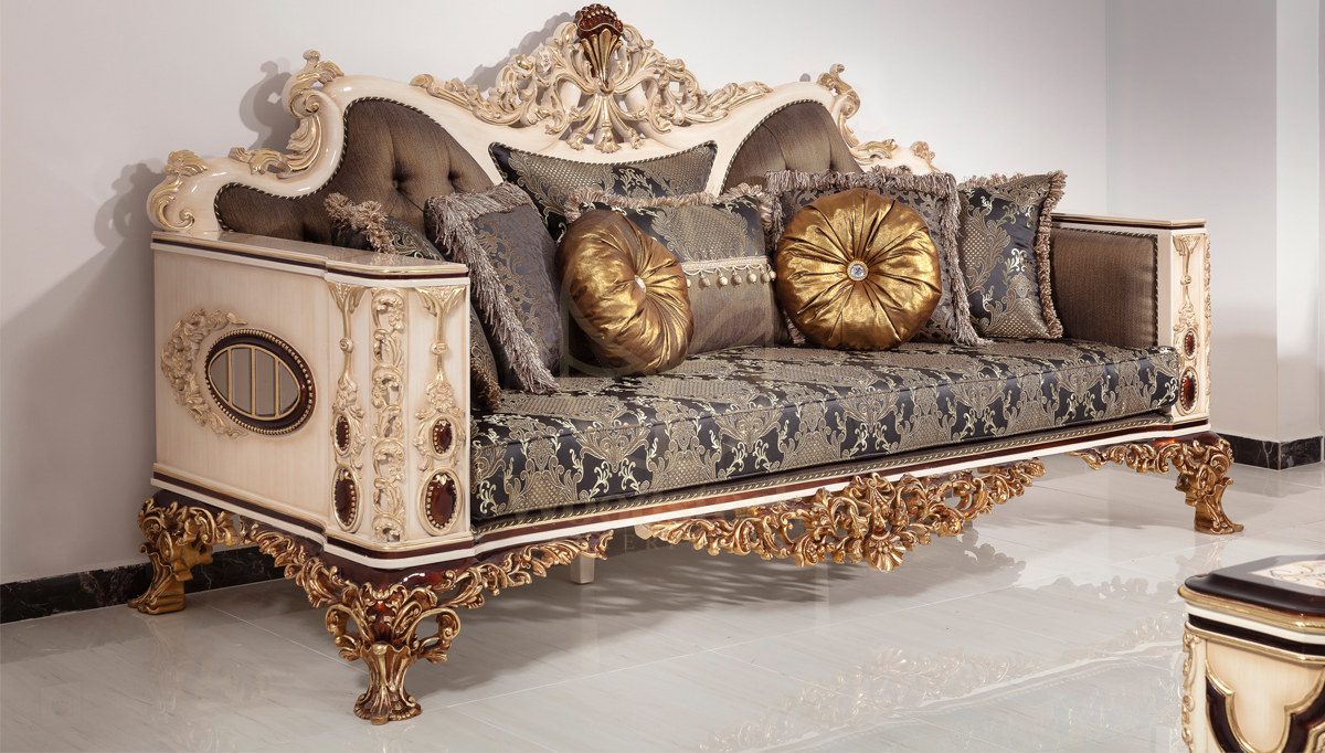 Royal Zenin Hand Carved Teak Sofa Set, Saharanpur, view 4