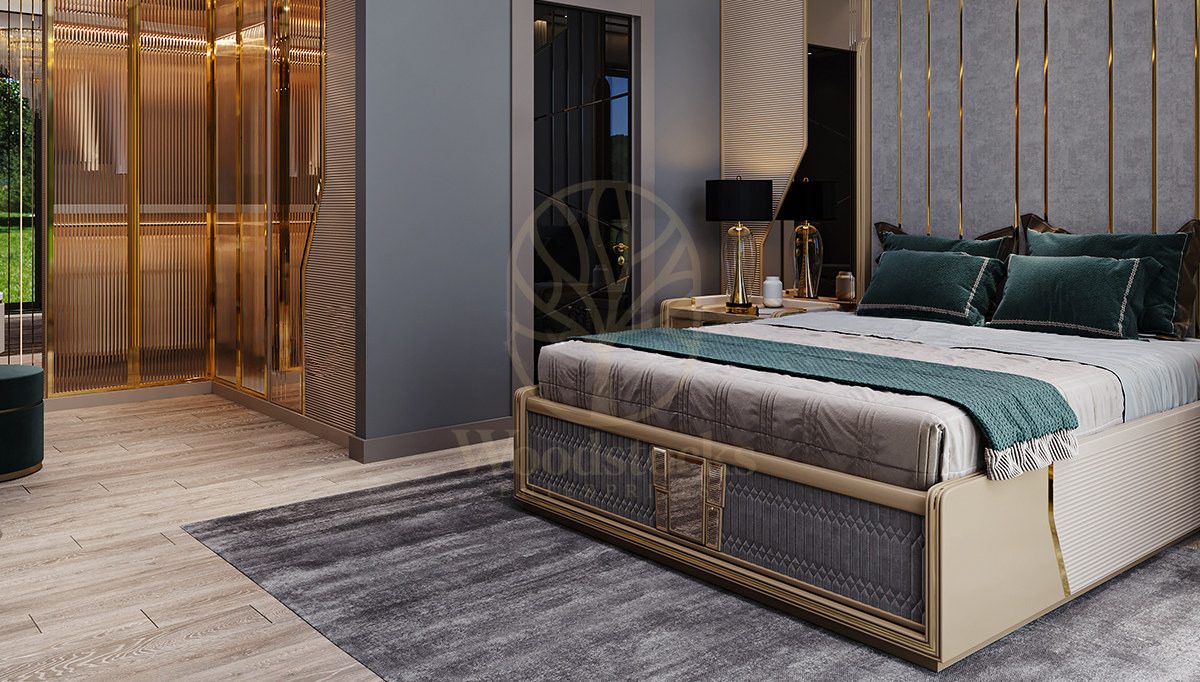 Luxury Loftusa Handcrafted Teak King Size Bed, Saharanpur, view 7