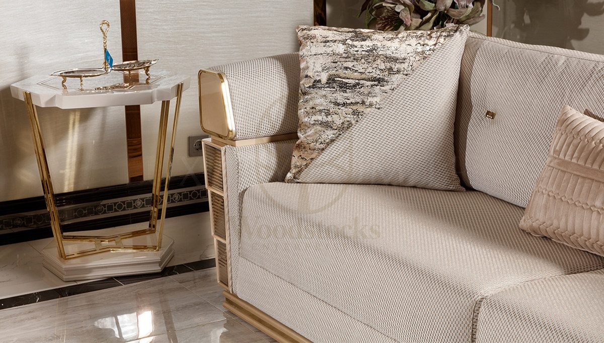 Luxury Loftusa Handcrafted Teak Sofa Set, Saharanpur, view 3