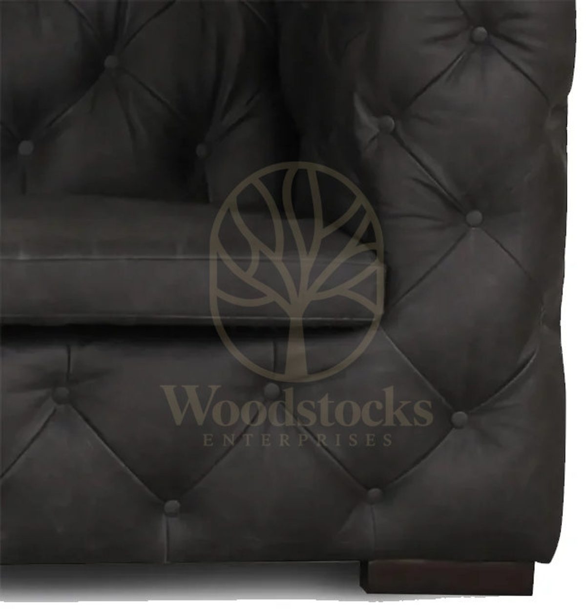 Royal Harris Grey Chesterfield Hand Carved Teak Sofa Set, Saharanpur, view 4