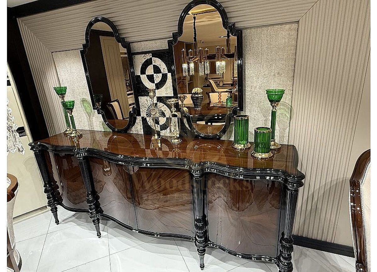 Royal Lorena Hand Carved Teak Dining Table Set, Saharanpur, view 6