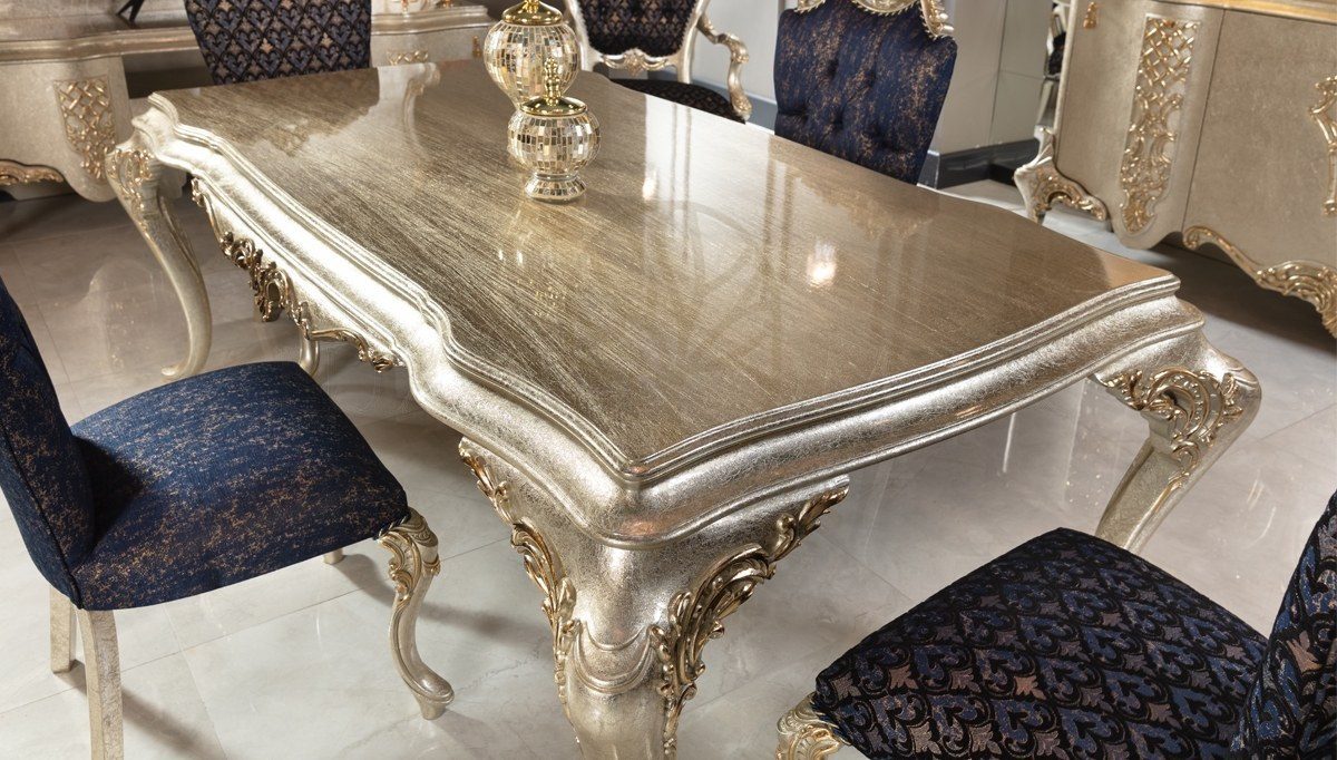 Royal Beyzade Hand Carved Teak Dining Table Set, Saharanpur, view 9