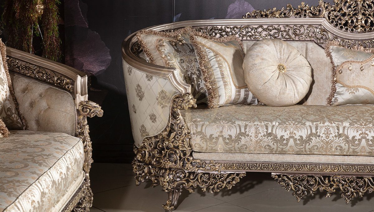 Royal Lefkosa Hand Carved Teak Sofa Set, Saharanpur, view 5