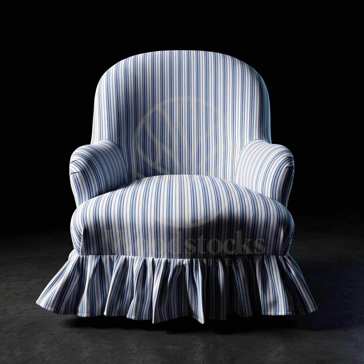 Luxury Teak Compiègne Boudoir Crapaud Chair, Saharanpur, alternate view