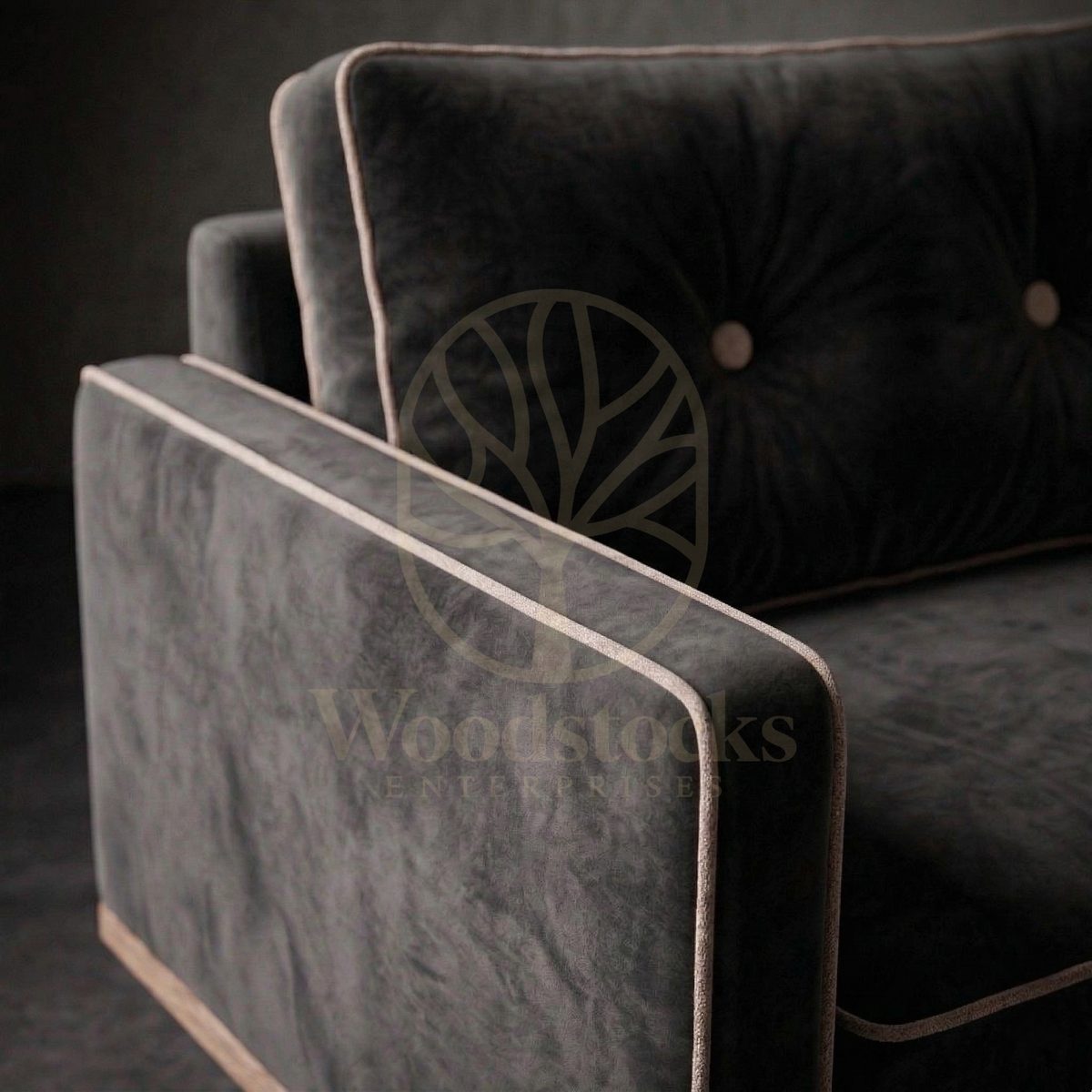 Luxury Teak Odense Mid-Century Modern Sofa, Saharanpur, view 3