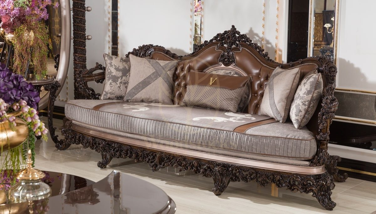 Royal Doyle Hand Carved Teak Sofa Set, Saharanpur, view 2