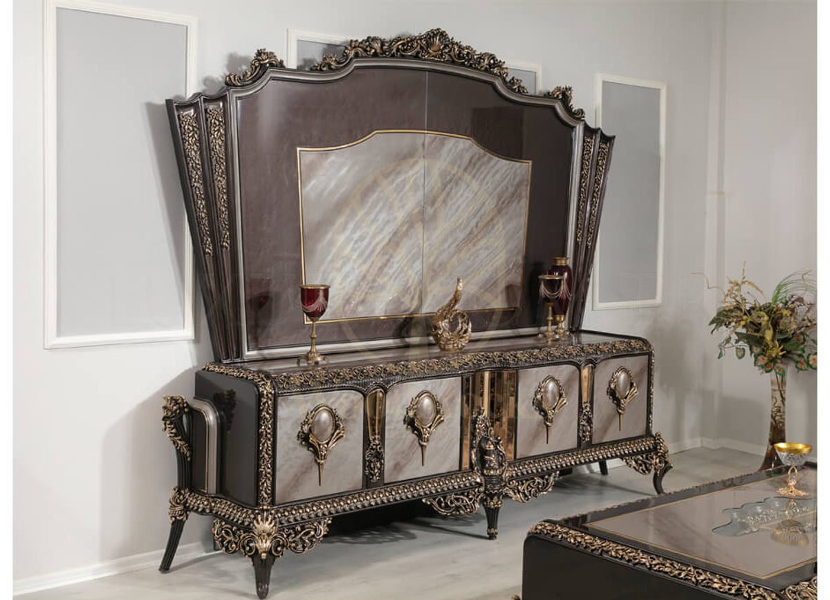 Royal Whiteit Hand Carved Teak TV Cabinet, Saharanpur, TV Cabinet