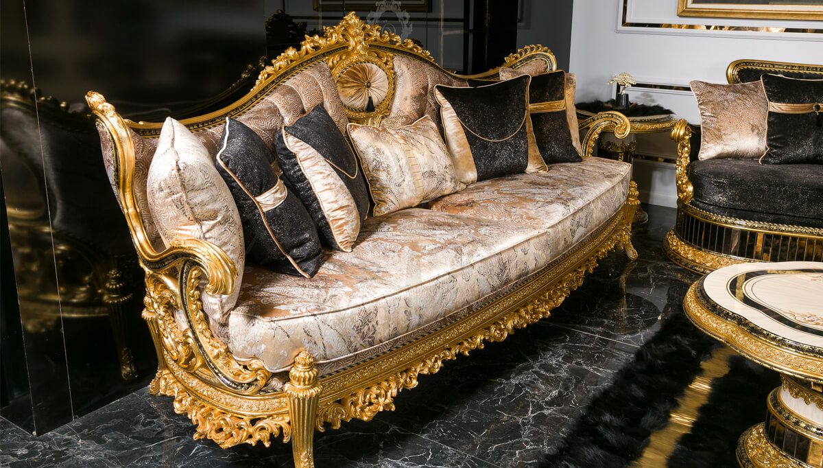 Royal Verizon Hand Carved Teak Sofa Set, Saharanpur, view 3