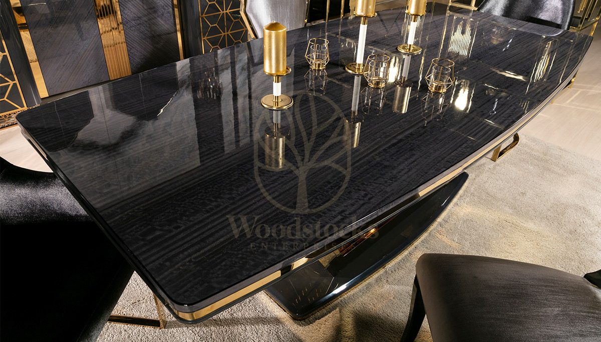 Luxury Cornelya Handcrafted Teak Dining Table Set, Saharanpur, view 6
