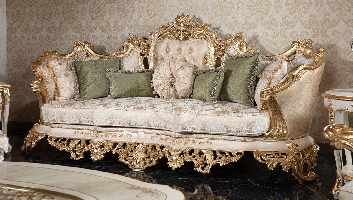 Royal Lapseki Hand Carved Teak Sofa Set II, Saharanpur, view 3