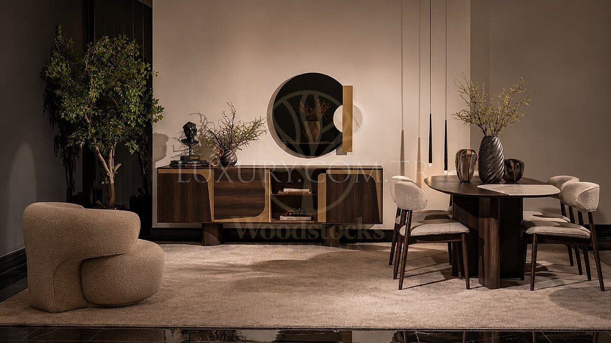 Luxury Viona Handcrafted Teak Dining Table Set, Saharanpur, Dining Table