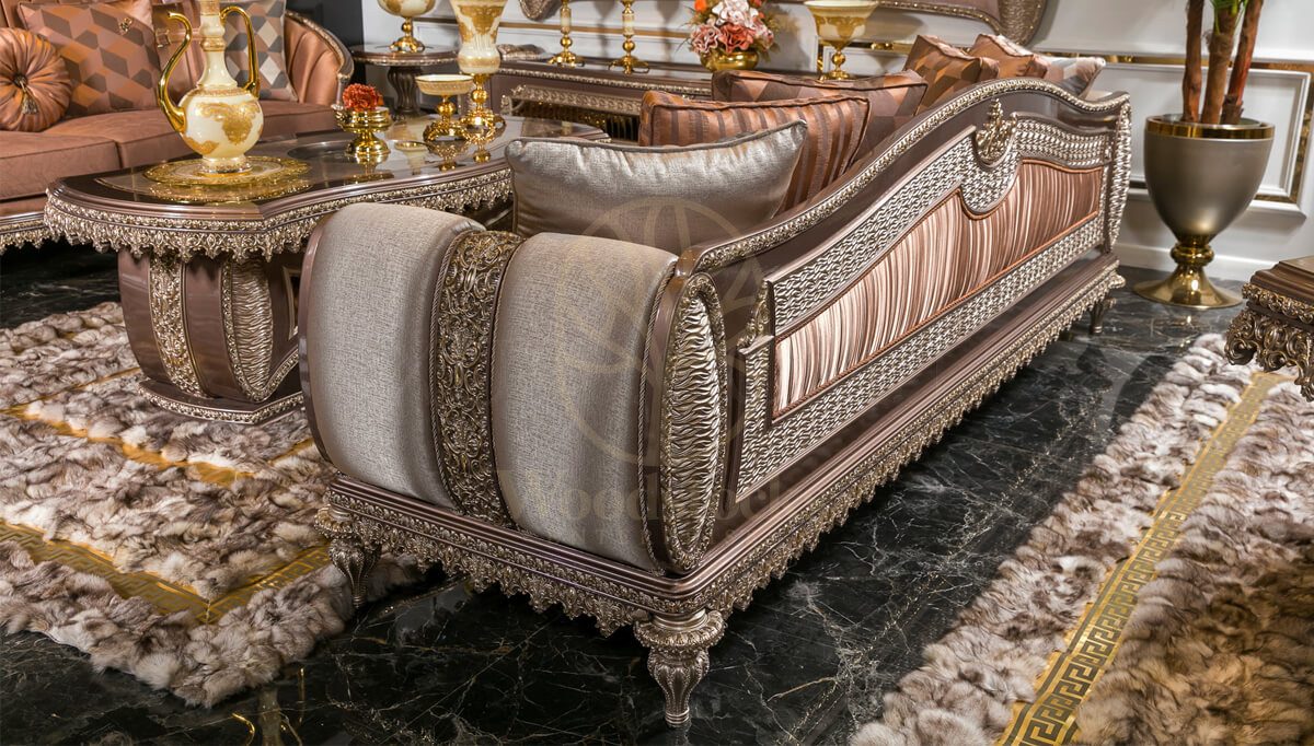 Royal Vegas Hand Carved Teak Sofa Set, Saharanpur, view 10