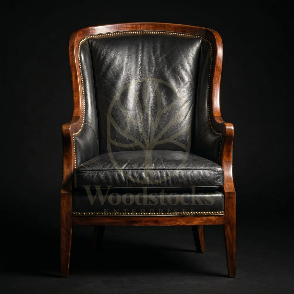 Luxury Teak Sussex Estate Leather Chair, Saharanpur, view 2