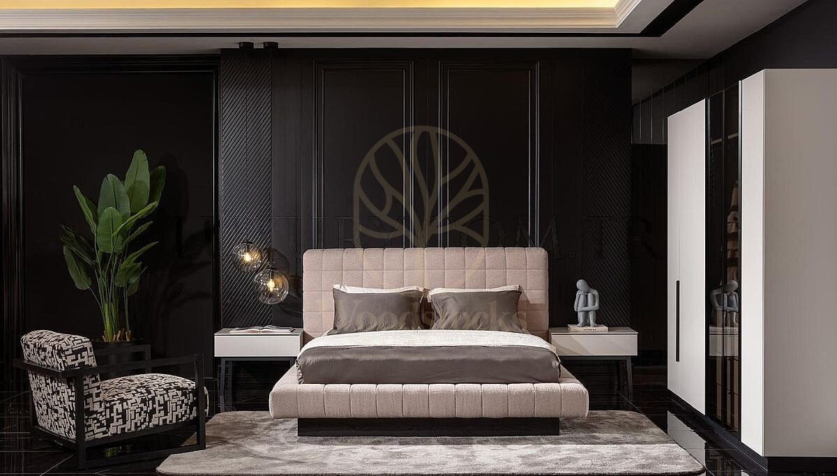 Luxury Aventra Handcrafted Teak King Size Bed, Saharanpur, King Size Bed