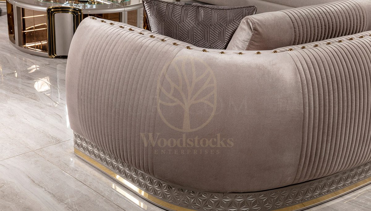 Luxury Tortona Handcrafted Teak Sofa Set, Saharanpur, view 8