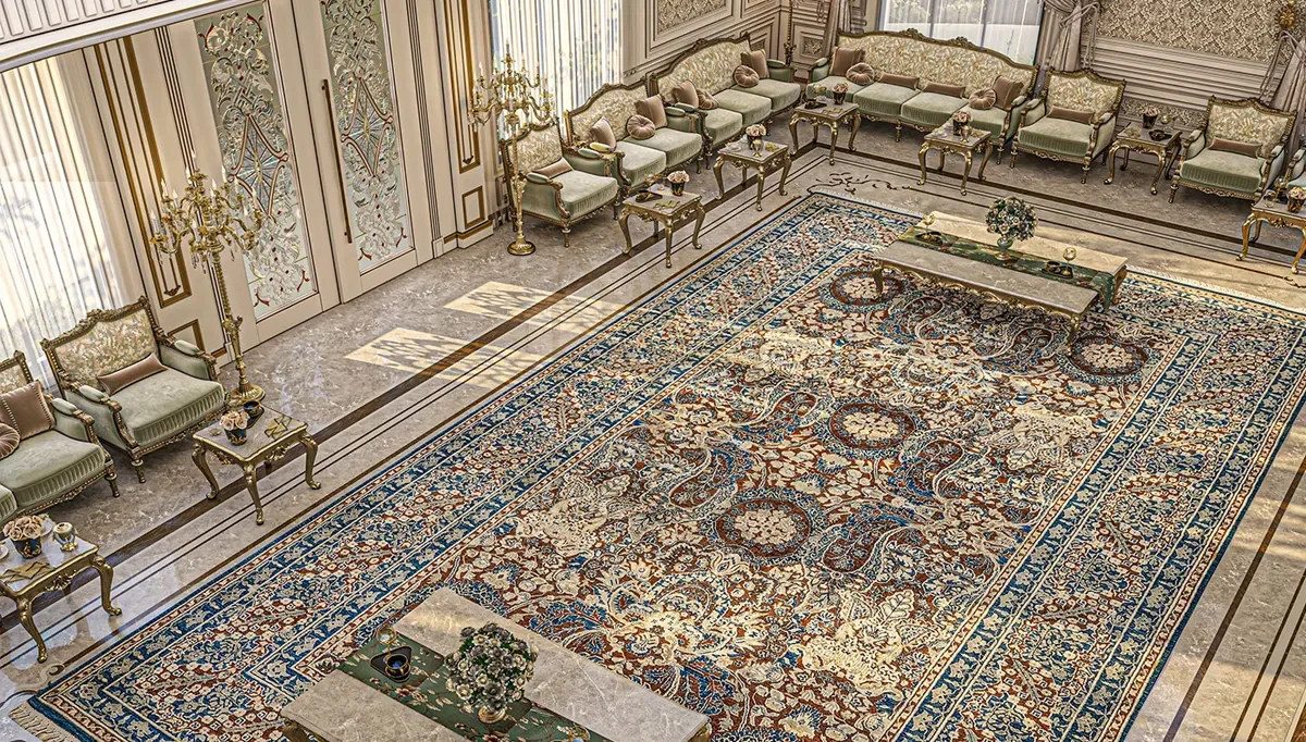 Royal Moroccan Majlis Hand Carved Teak Sofa Set, Saharanpur, view 6