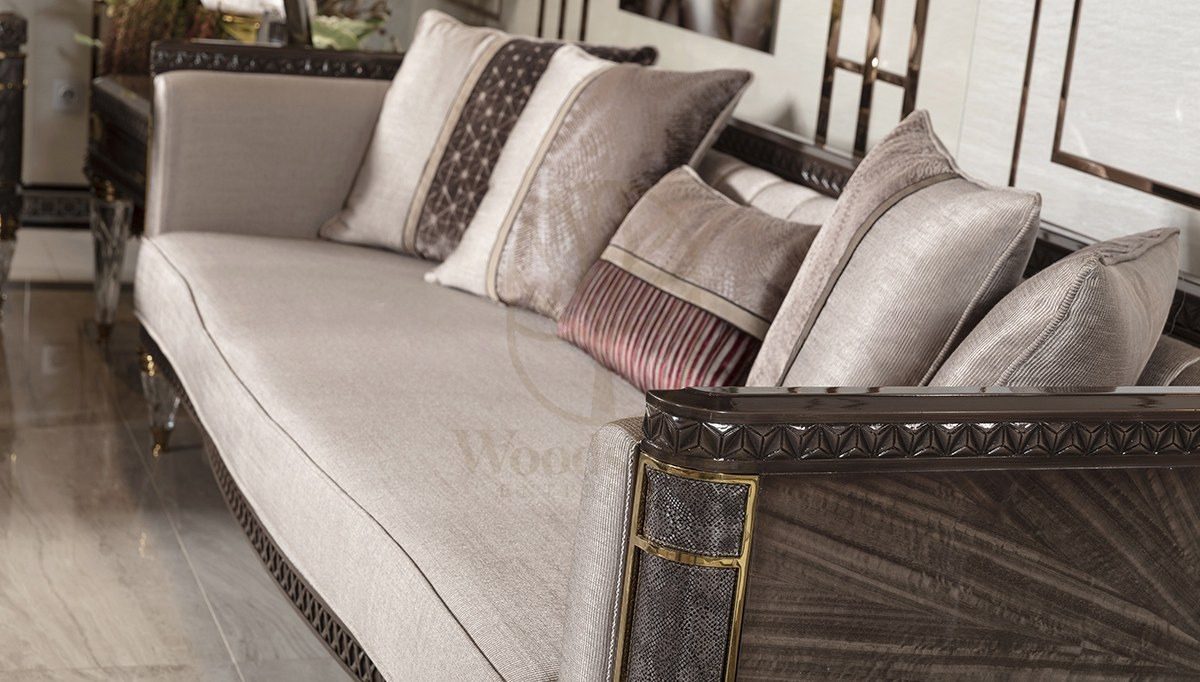 Luxury Notron Handcrafted Teak Sofa Set, Saharanpur, view 4