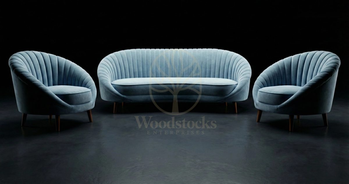 Luxury Teak Montparnasse Modernist Art Deco Ensemble, Saharanpur, view 2
