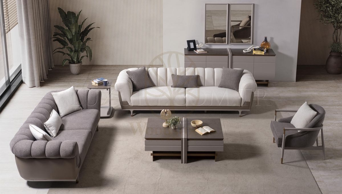 Luxury Sidney Handcrafted Teak Sofa Set II, Saharanpur, view 5