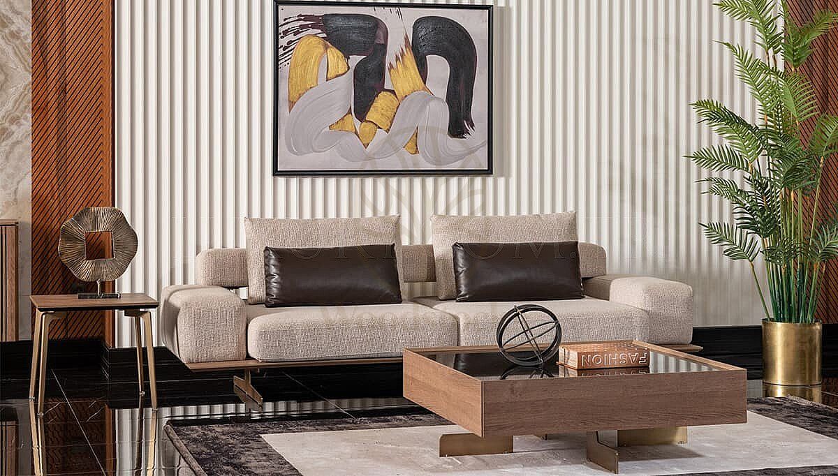 Luxury Calista Handcrafted Teak Sofa Set, Saharanpur, view 4