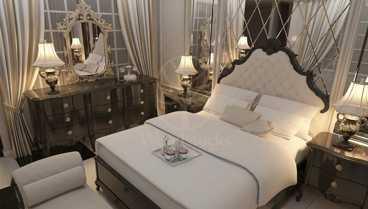Royal Vanimo Hand Carved Teak King Size Bed, Saharanpur, view 2