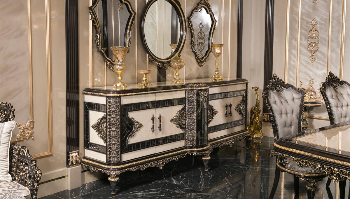 Royal Ultima Hand Carved Teak Dining Table Set, Saharanpur, view 5