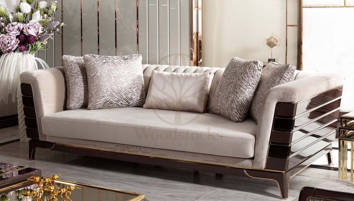 Luxury Aurenza Handcrafted Teak Sofa Set, Saharanpur, view 2