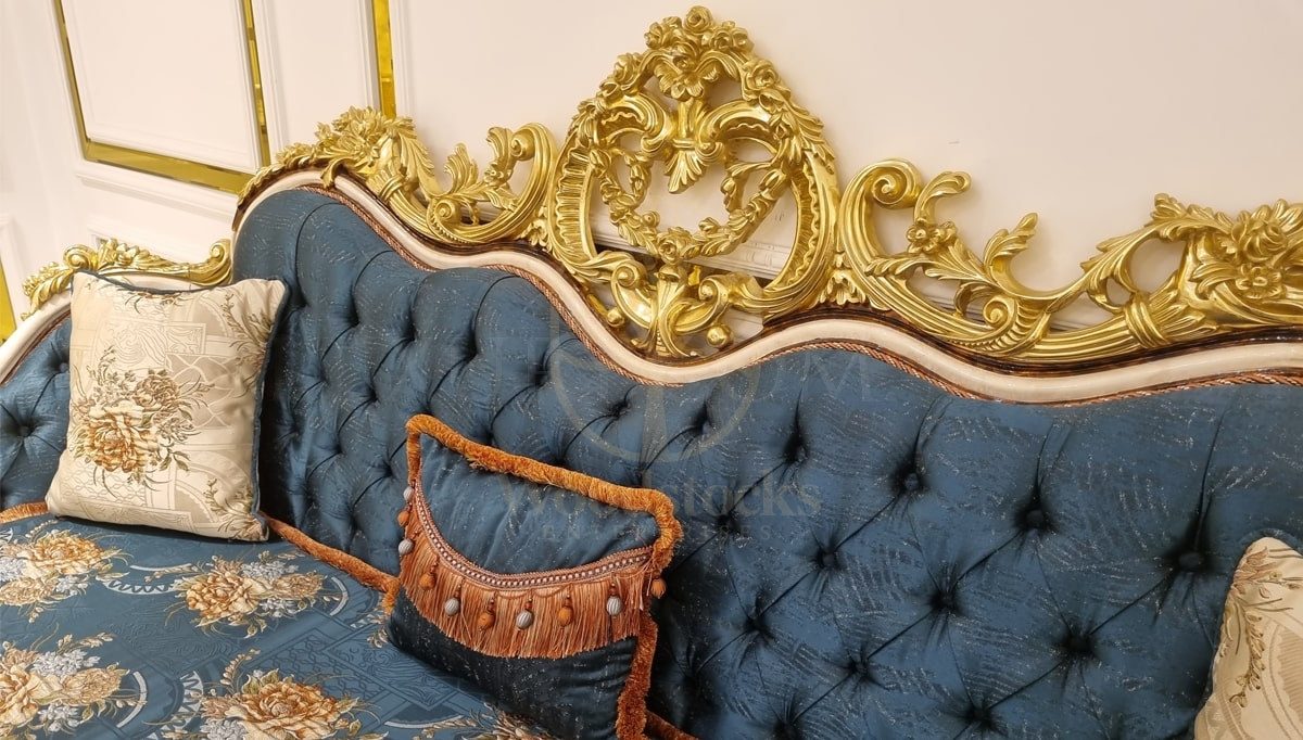 Royal Kral Hand Carved Teak Sofa Set, Saharanpur, view 10