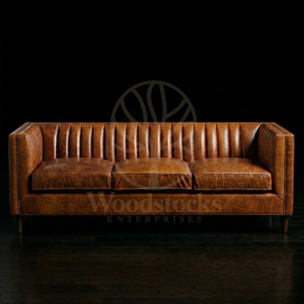 Luxury Teak Torino Channel-Back Salon Sofa, Saharanpur, view 2