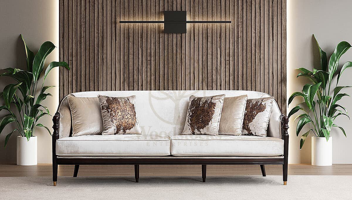 Luxury Eloria Handcrafted Teak Sofa Set, Saharanpur, view 3