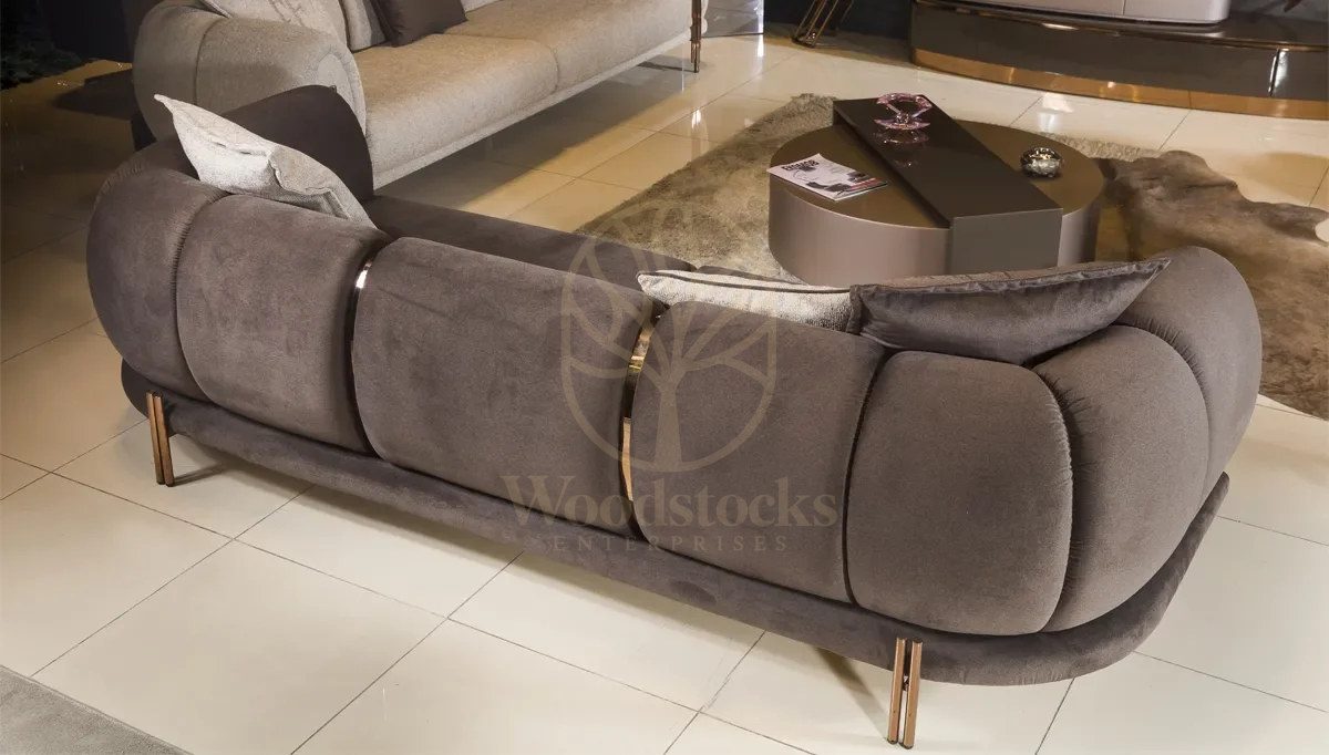 Luxury Rafale Handcrafted Teak Sofa Set, Saharanpur, view 3
