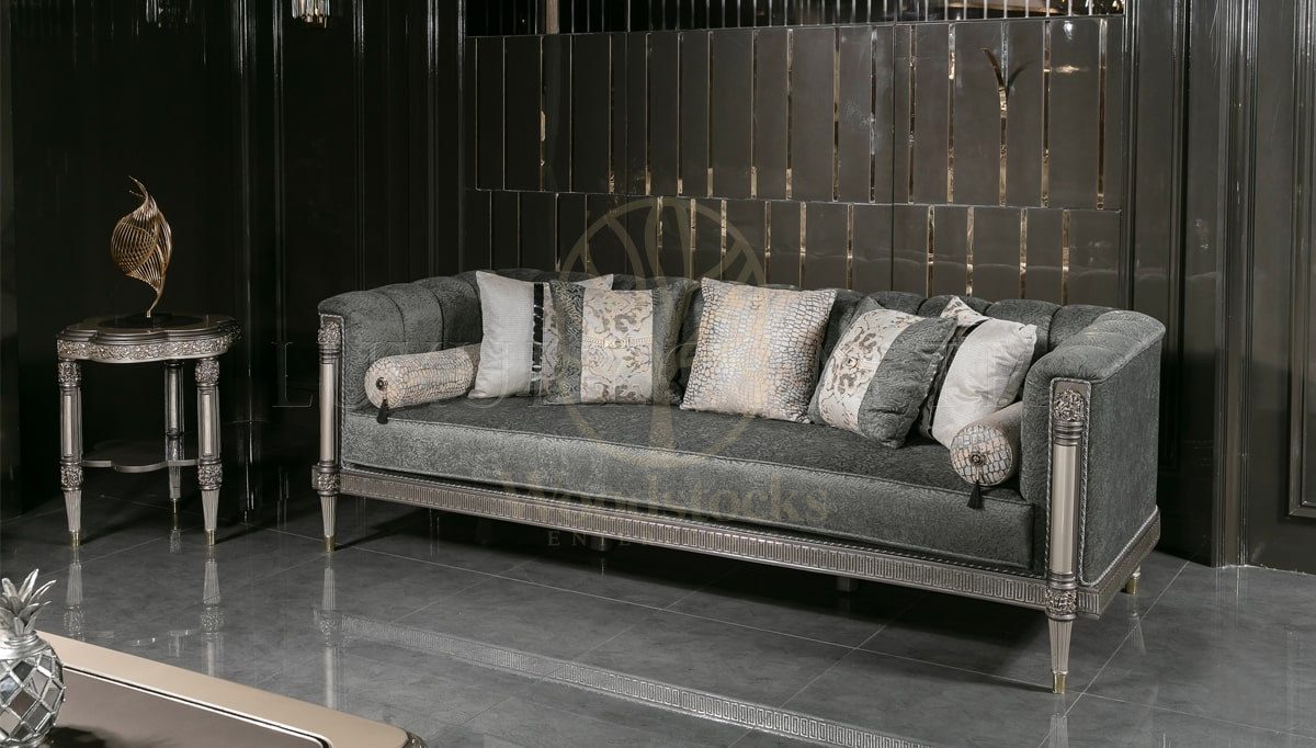 Royal Parla Hand Carved Teak Sofa Set, Saharanpur, view 3
