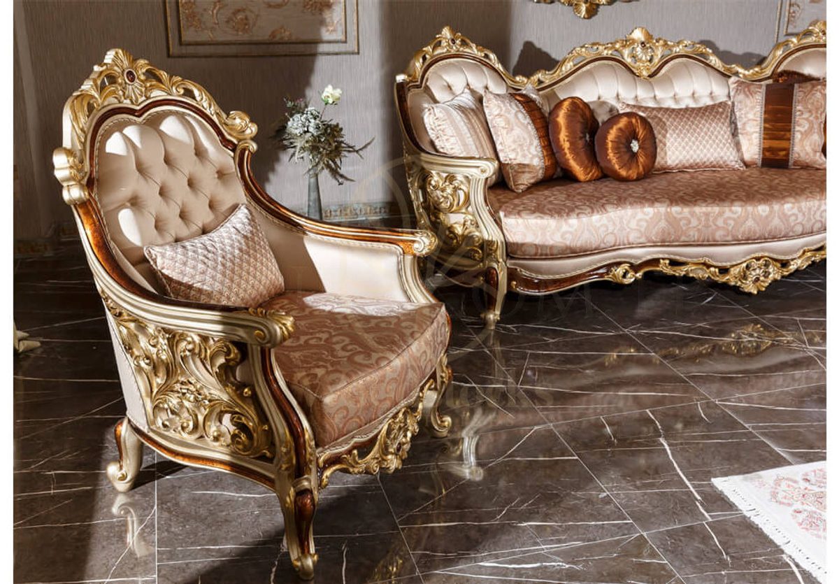 Royal Harzemsah Bronze Hand Carved Teak Sofa Set, Saharanpur, view 6