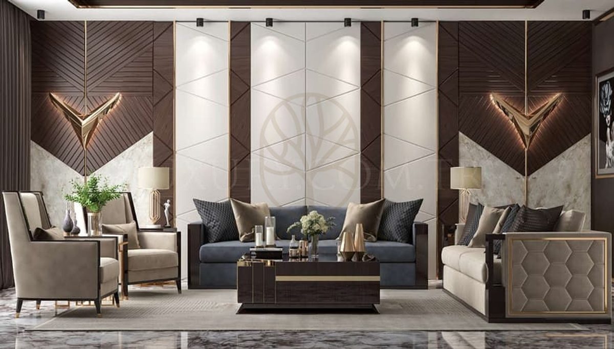 Luxury Elsium Handcrafted Teak Sofa Set, Saharanpur, Sofa Set