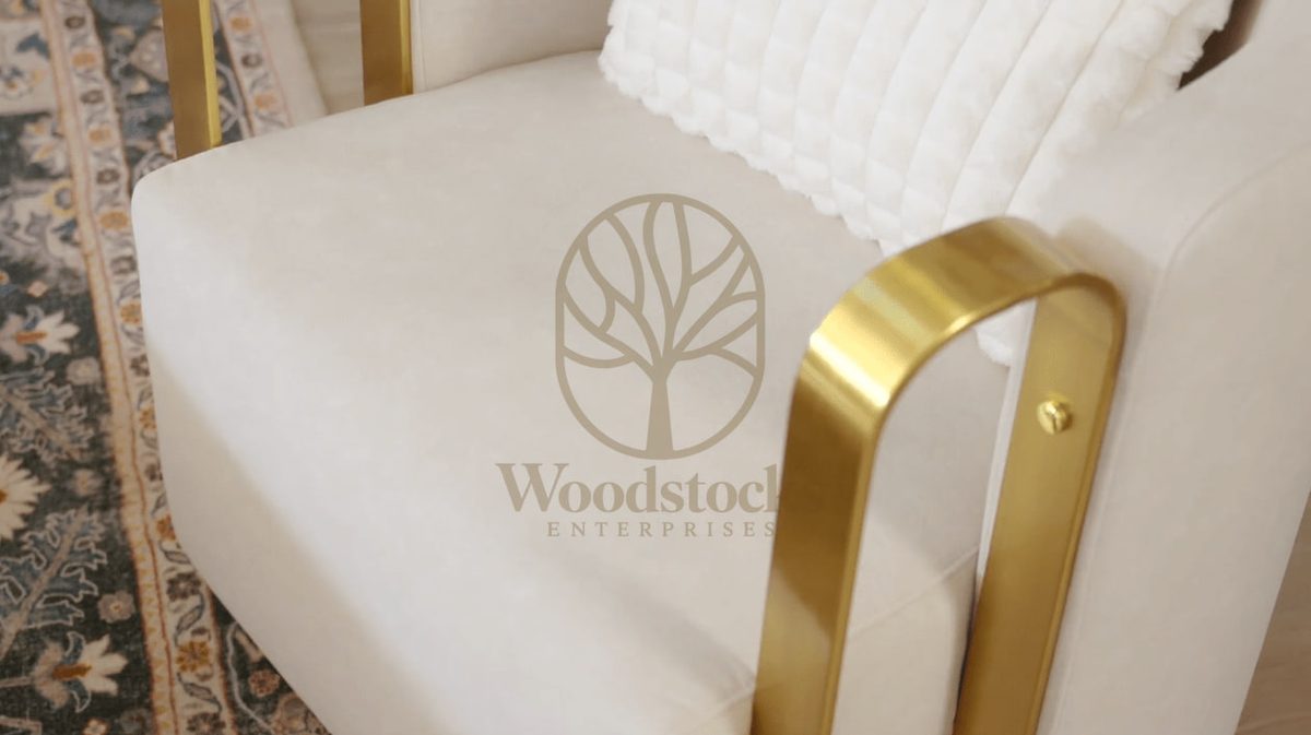 Luxury Gold Living Room Chair II, view 3