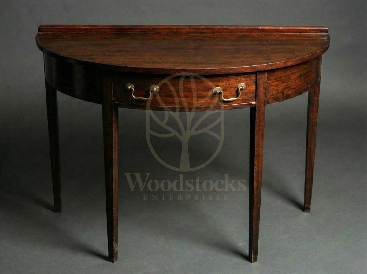 Royal Teak Montmartre Demi-Lune Console Table, Saharanpur, view 2