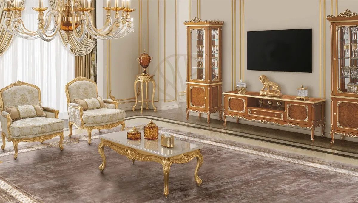 Royal Tunisian Majlis Hand Carved Teak Sofa Set, Saharanpur, view 5