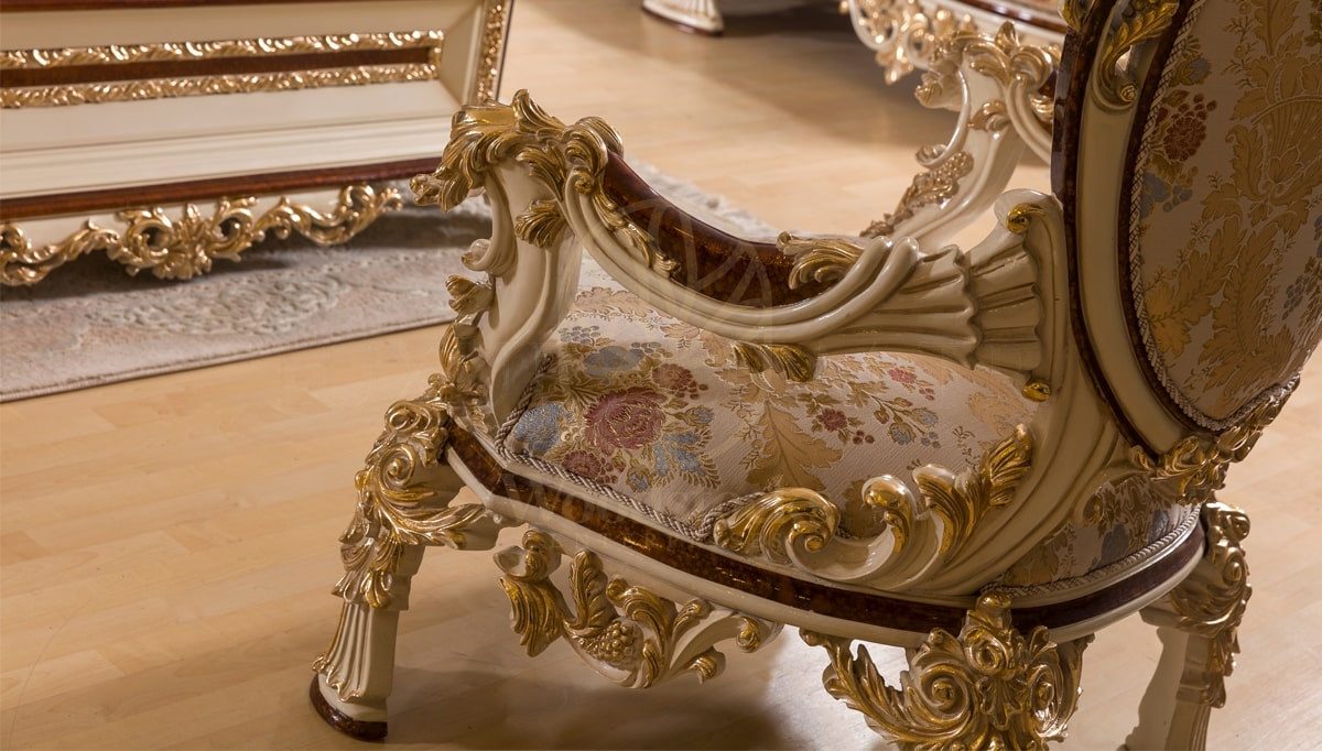 Royal Topkapi Hand Carved Teak Sofa Set, Saharanpur, view 6