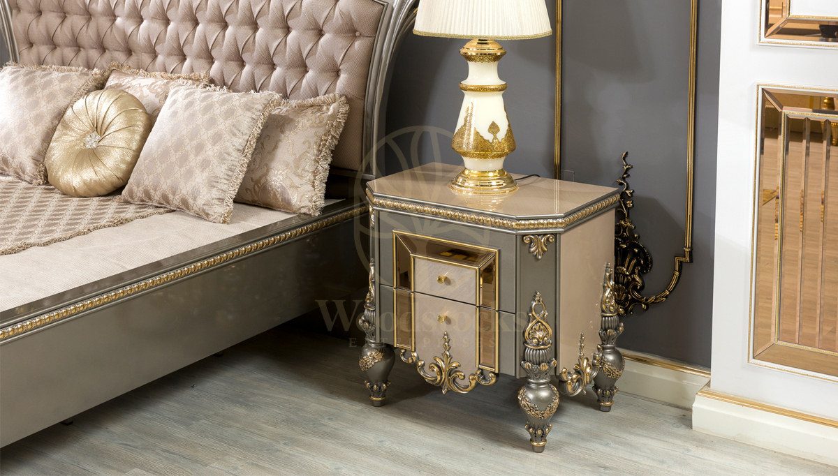 Royal Basbug Hand Carved Teak King Size Bed, Saharanpur, view 4