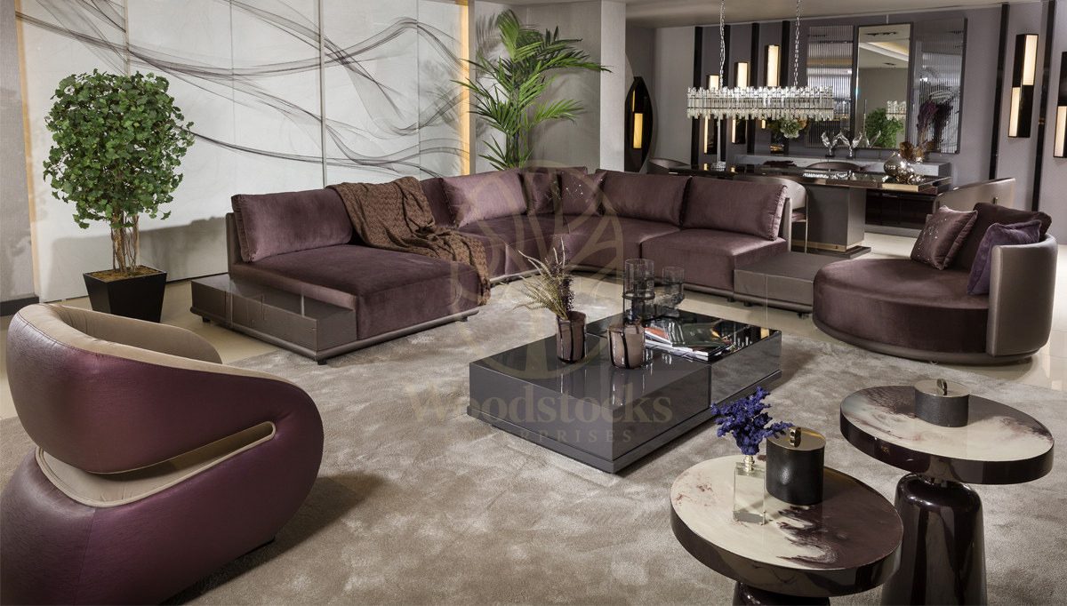 Luxury Berlin Handcrafted Teak Sofa Set, Saharanpur, view 3