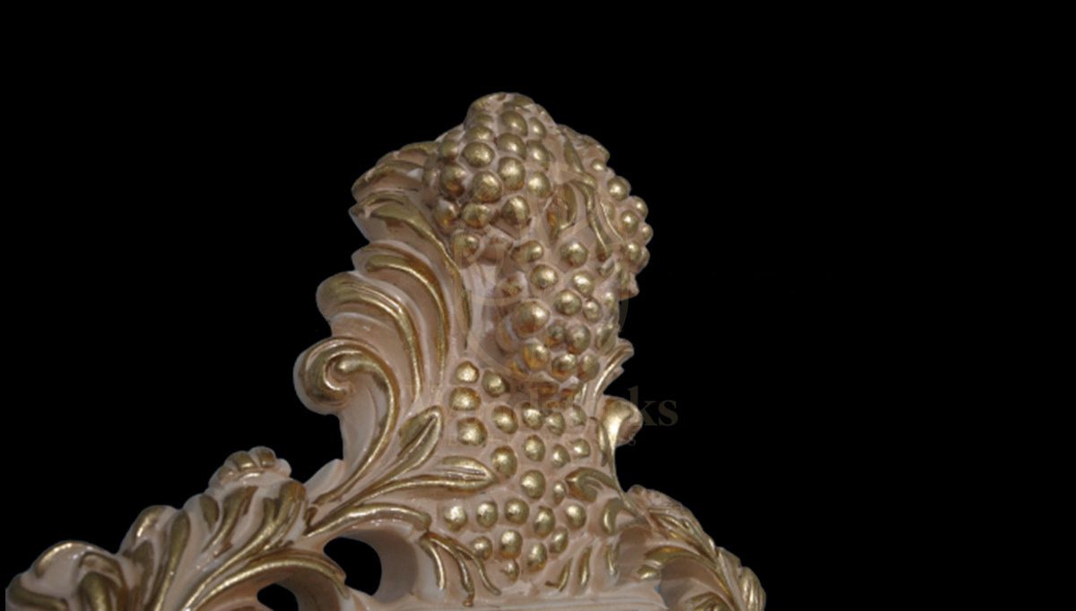 Royal Palermo Hand Carved Teak Armchair, Saharanpur, view 8