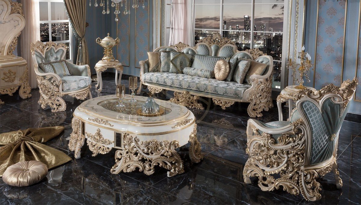 Royal Karahan Hand Carved Teak Sofa Set, Saharanpur, Sofa Set